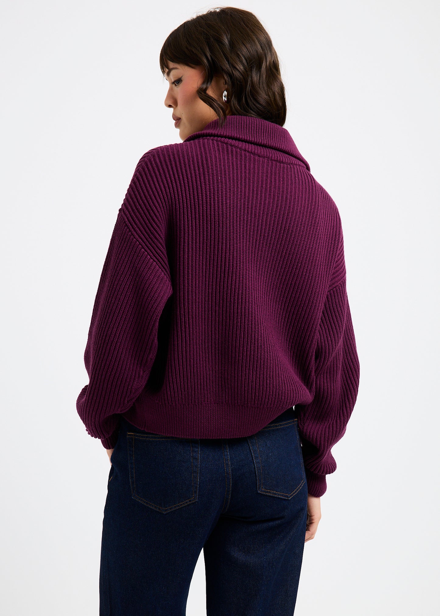 Ellie Double End Zip Longline Cardigan