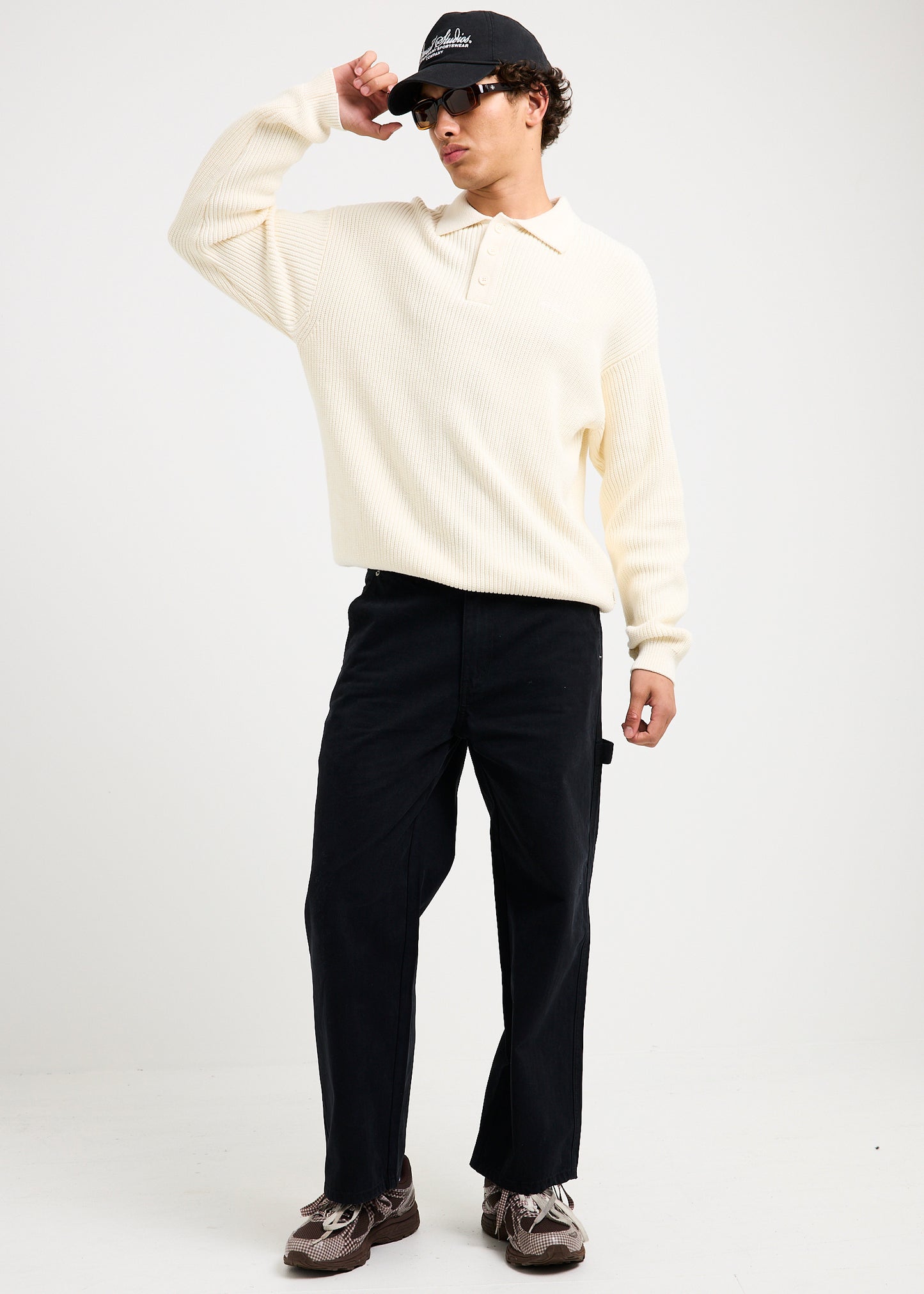 Location Knit Polo Shirt