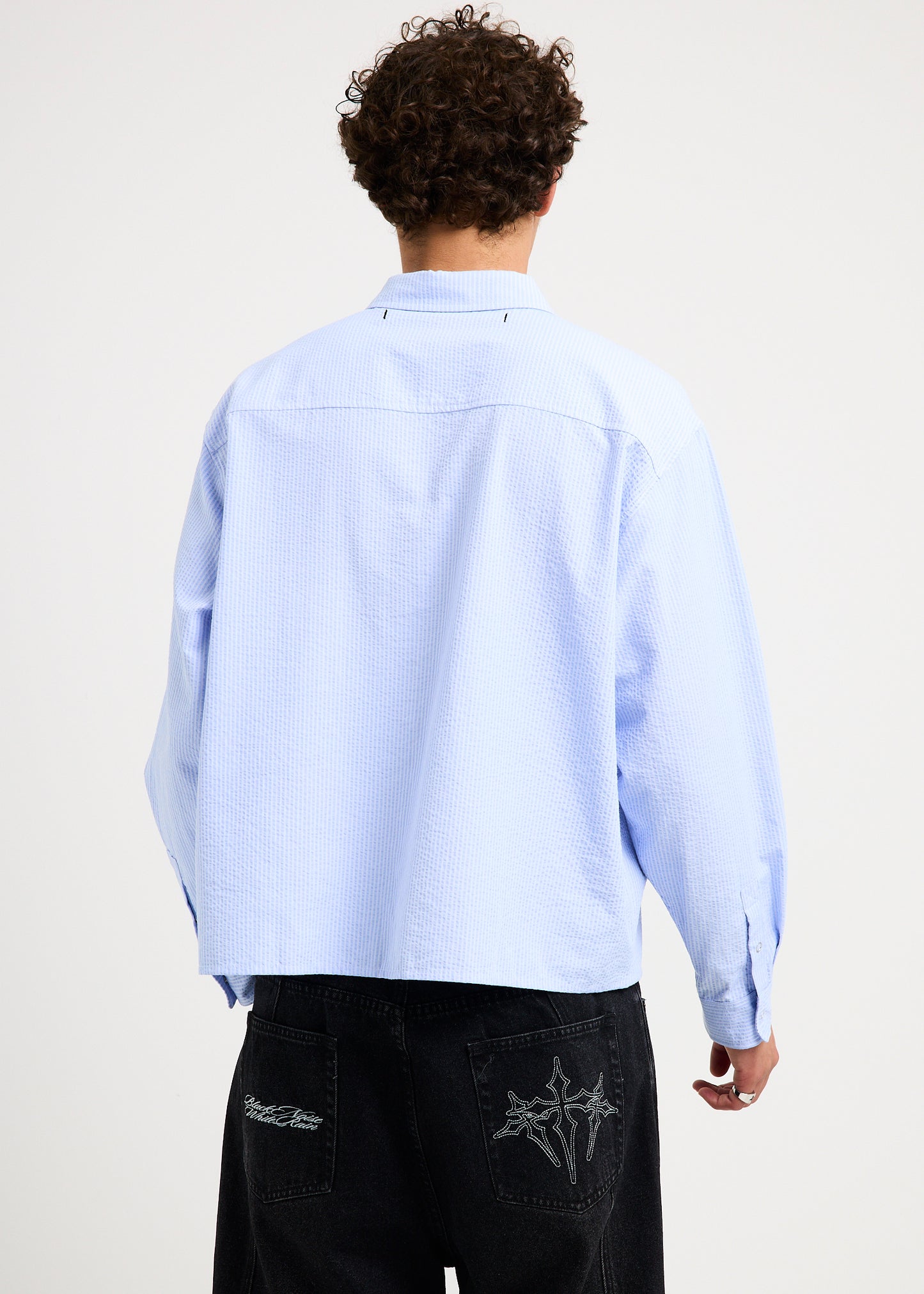 Crinkle Long Sleeve Shirt