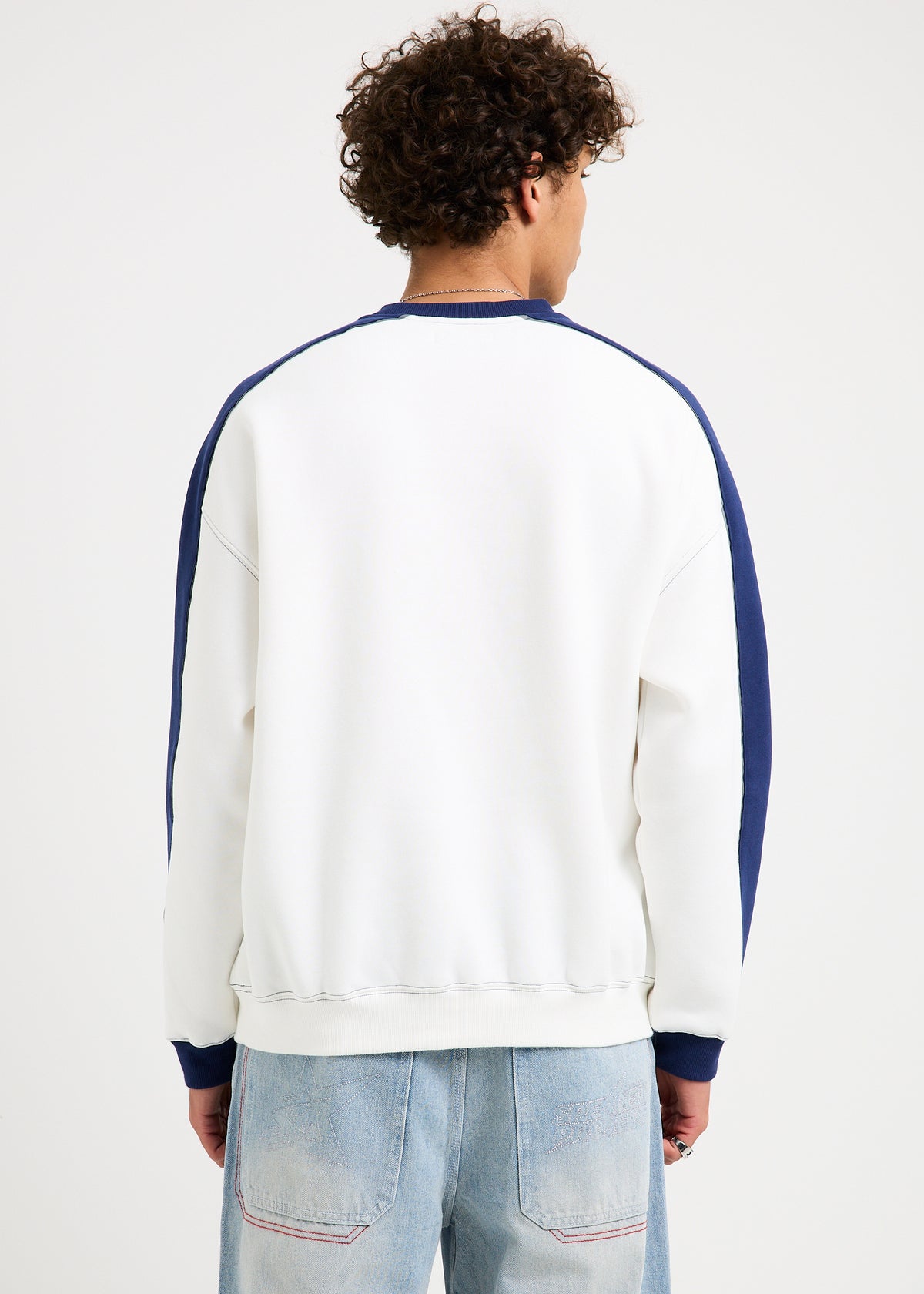 Plains Crew Jumper WHITE