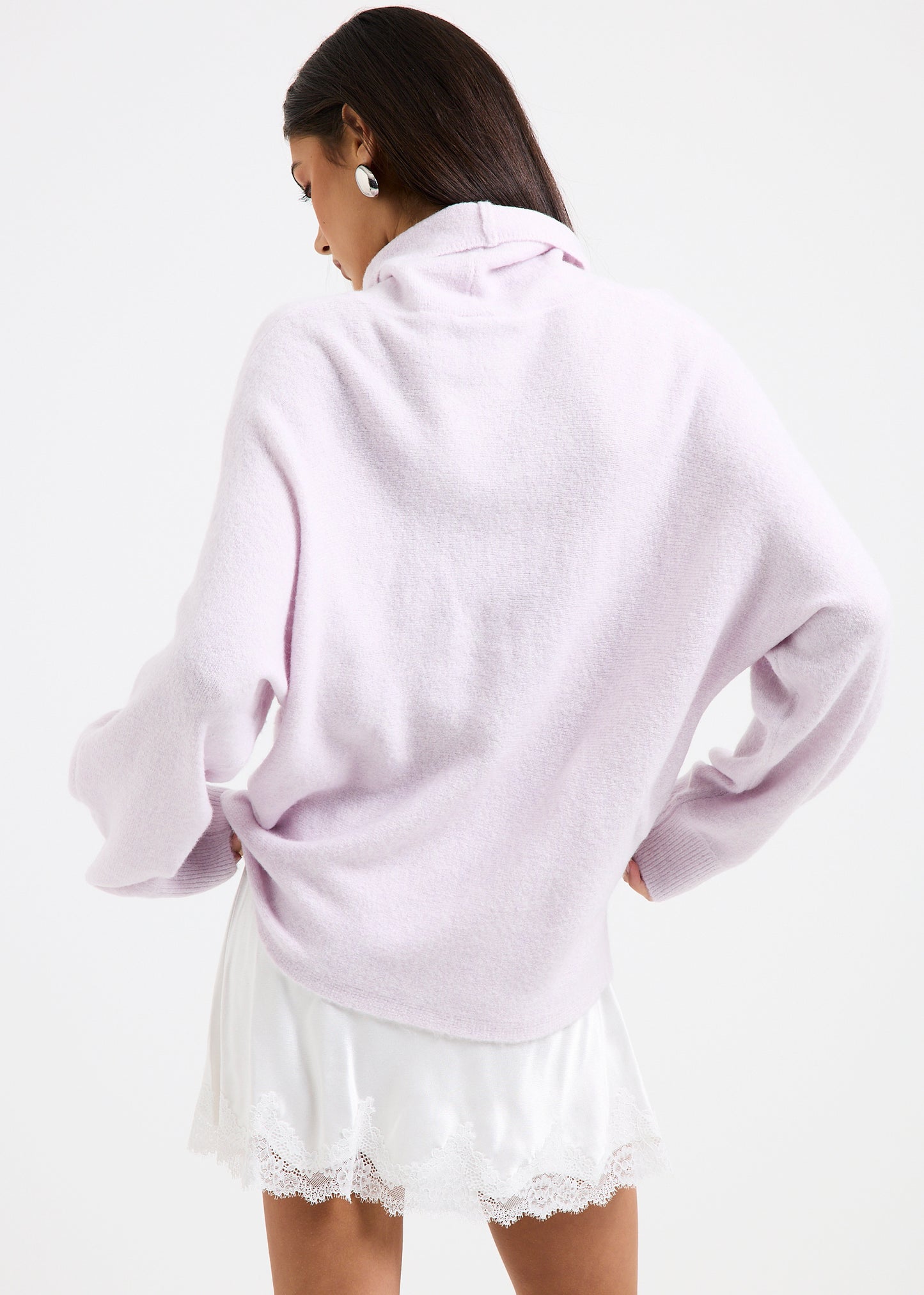 Anna Cowl Batwing Knit Jumper