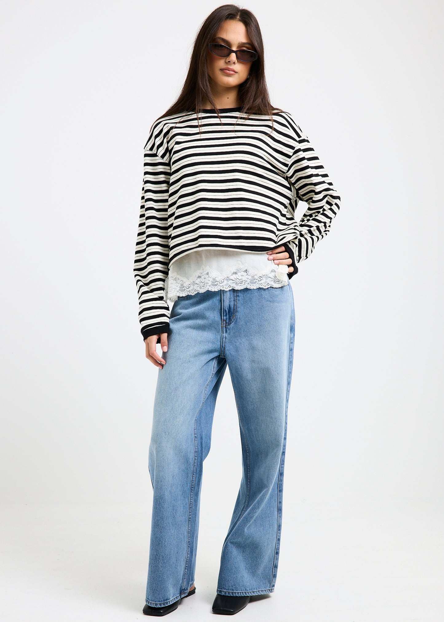 Long Sleeve Stripe Top