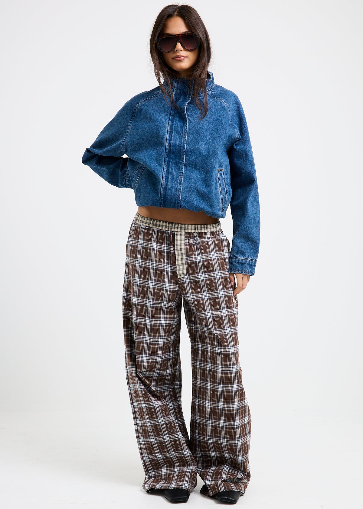 Edith Check Pants