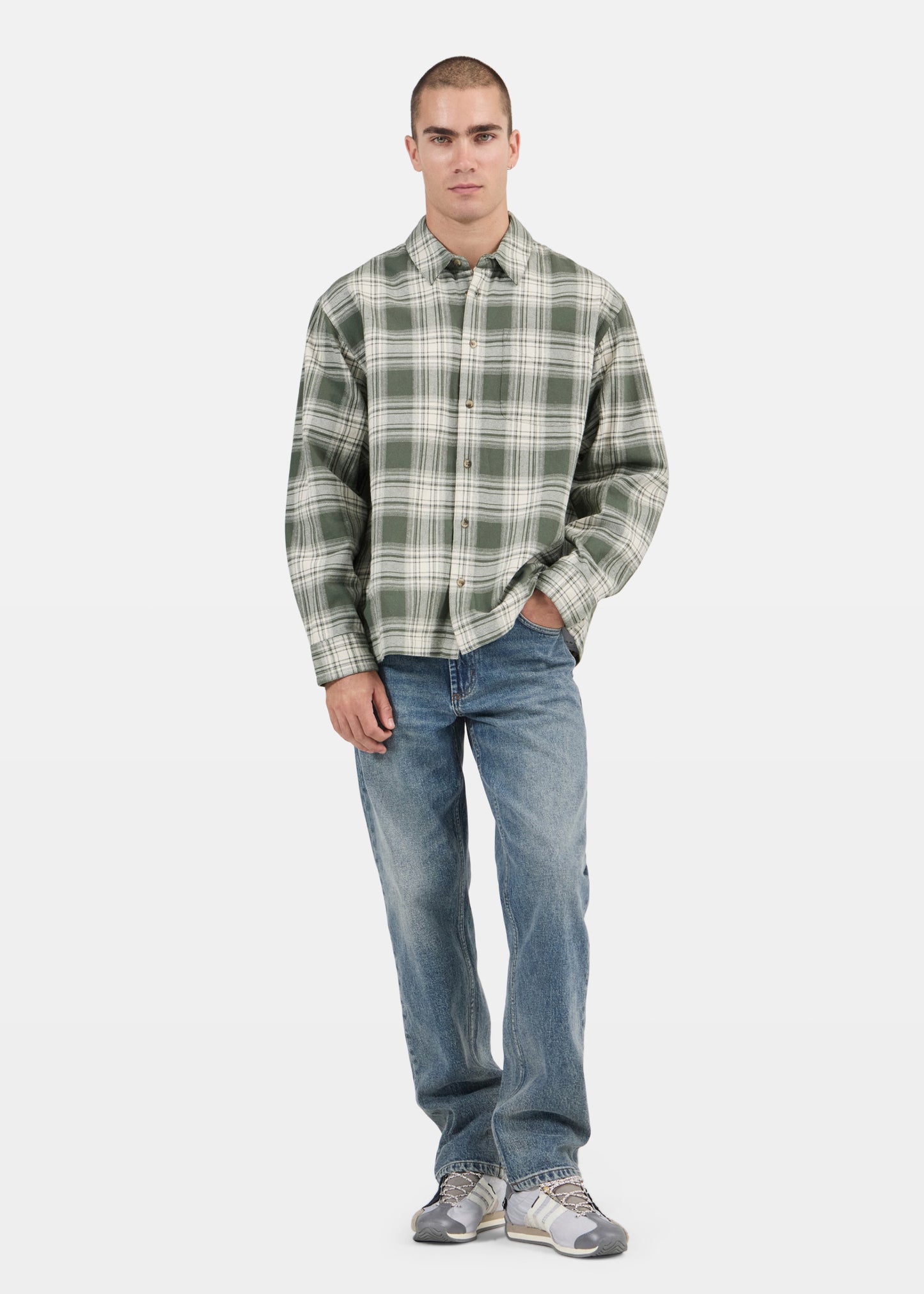 Campus Check Long Sleeve Shirt