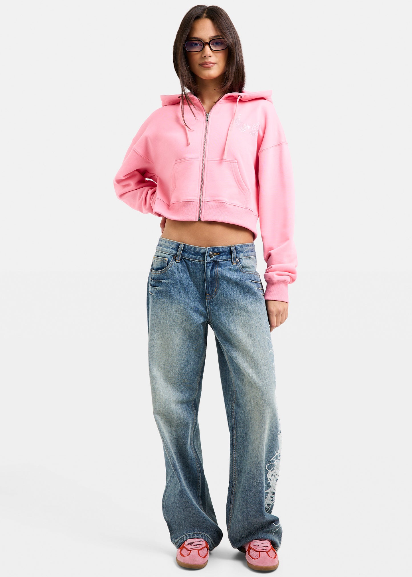 Angel Zip Through Hoodie