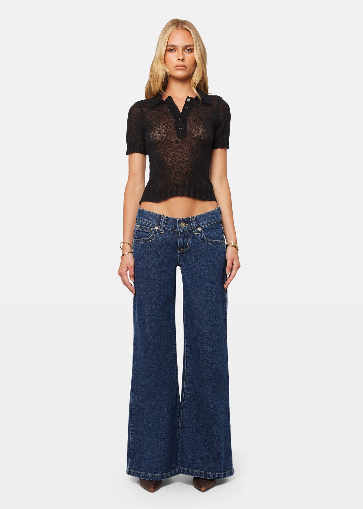00 Super Low Wide Denim Jeans
