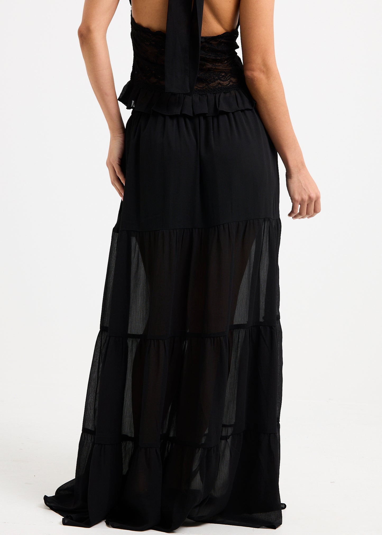 Narissa Ruffle Maxi Skirt