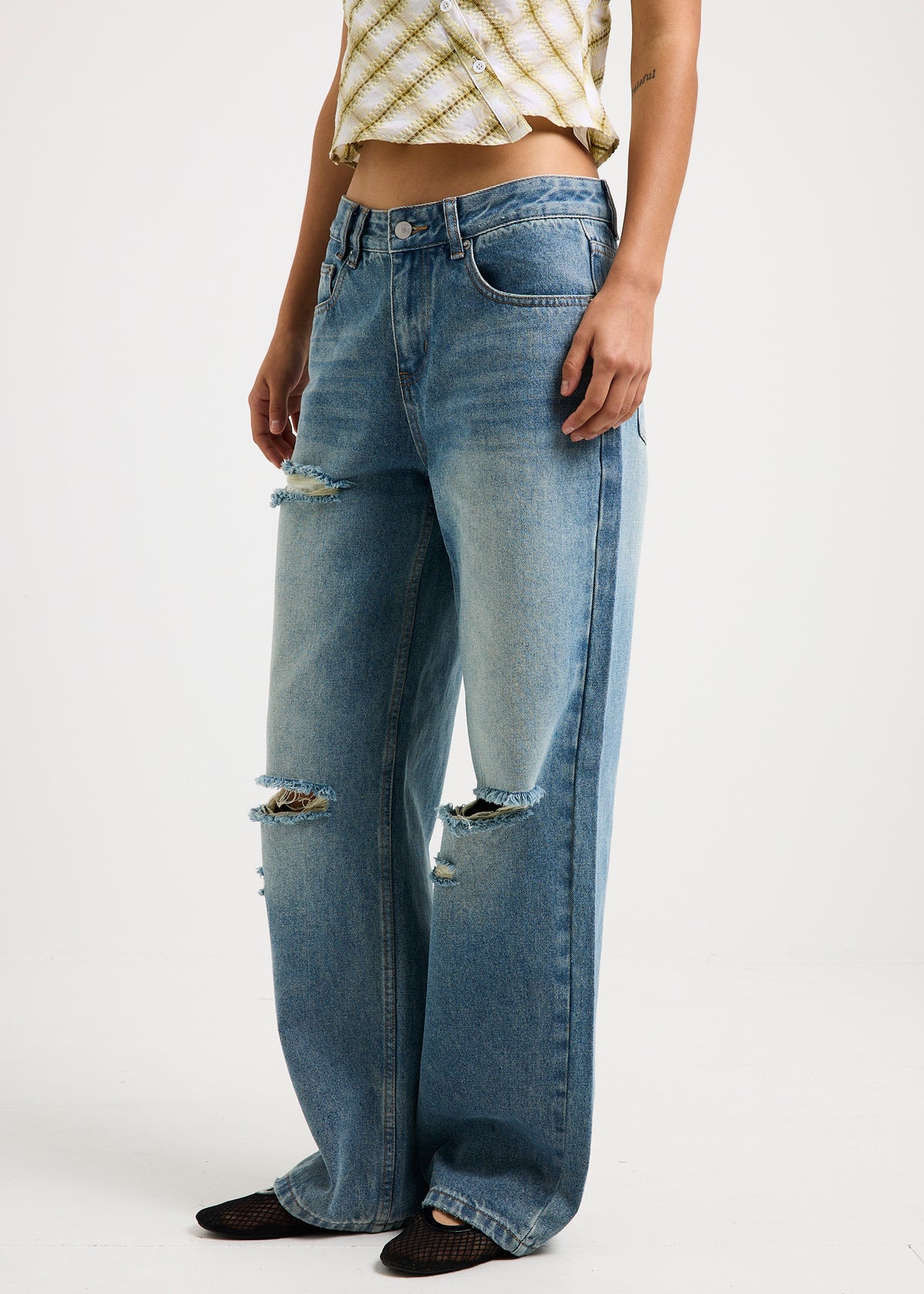 Dina Straight Decon Denim Jeans