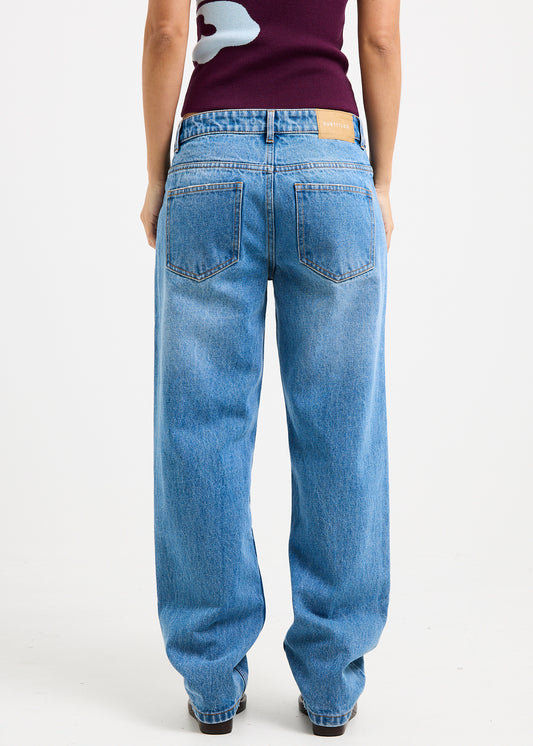 Holly Mom Denim Jeans BLUE
