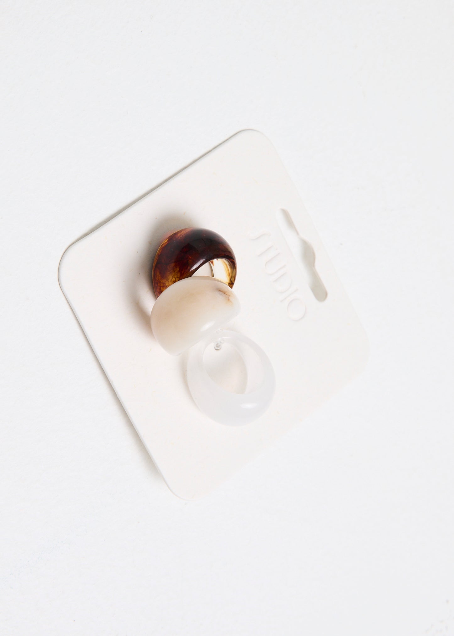Resin Ring Natural 3 Pack