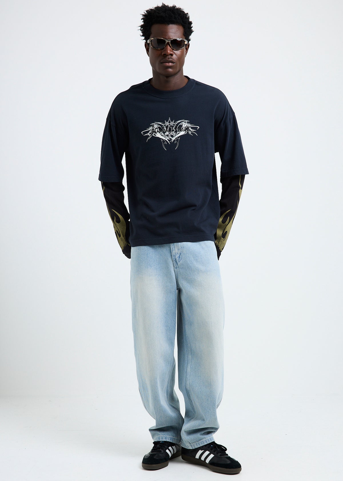 Damour Long Sleeve Tee BLACK