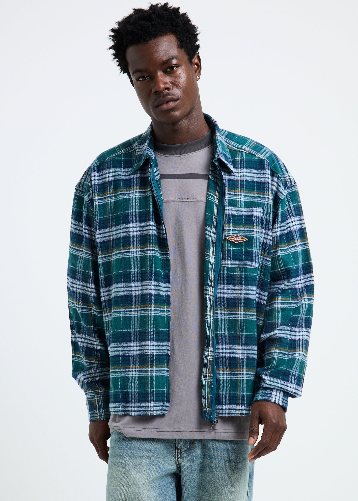 Oceanace Long Sleeve  Zip Shirt