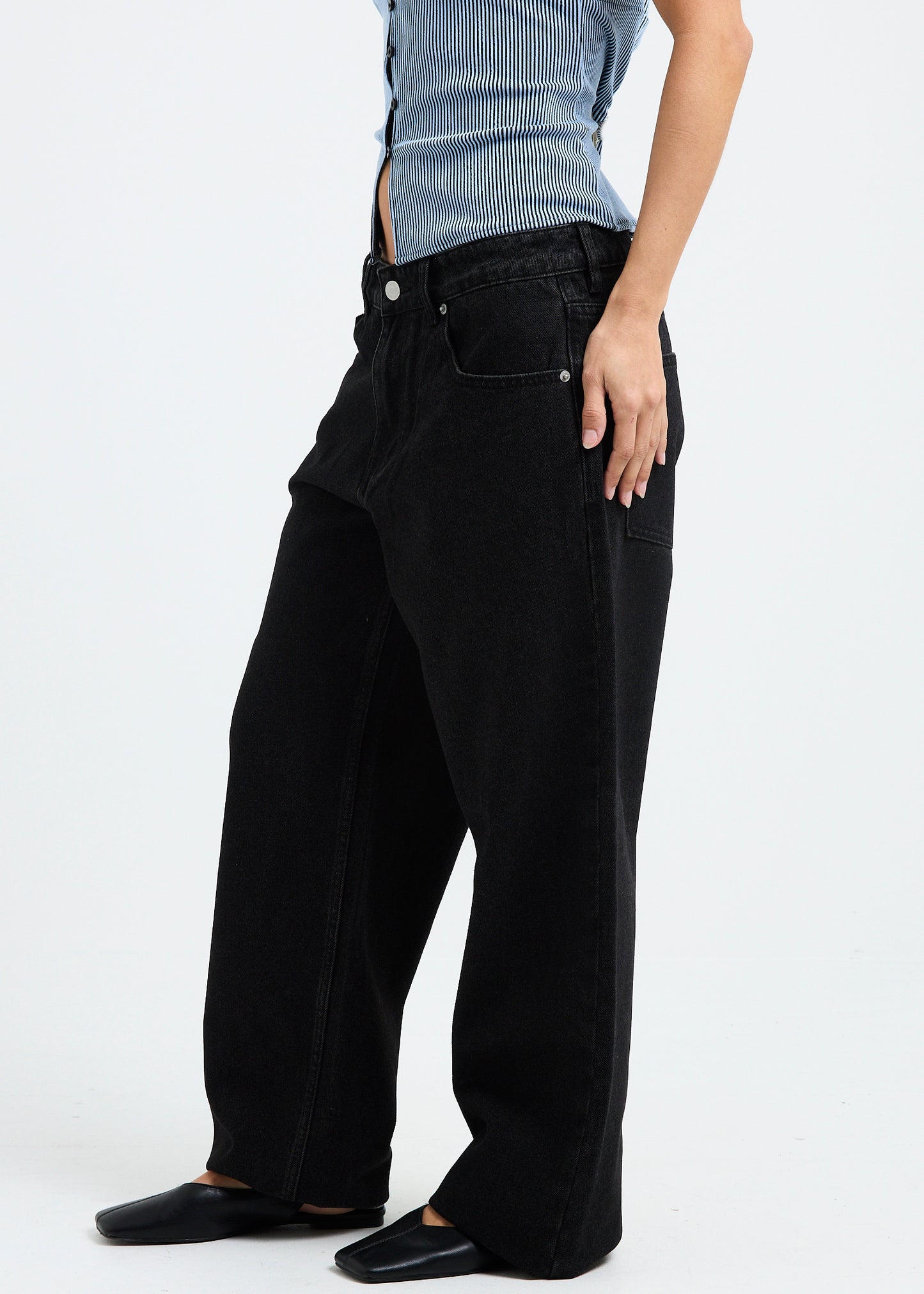Bobby Baggy Dad Denim Jeans Petite