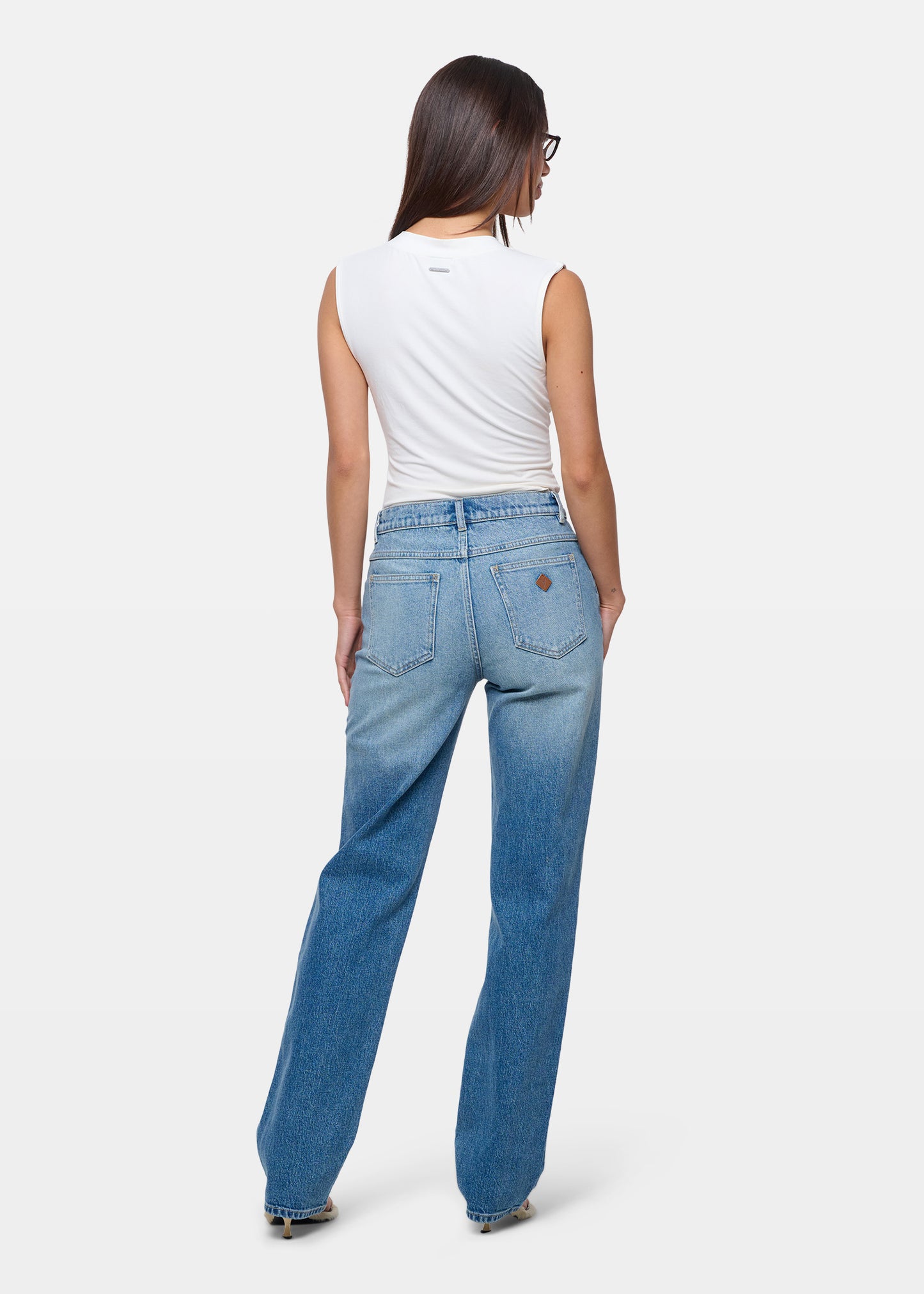 95 Mid Straight Denim Jeans
