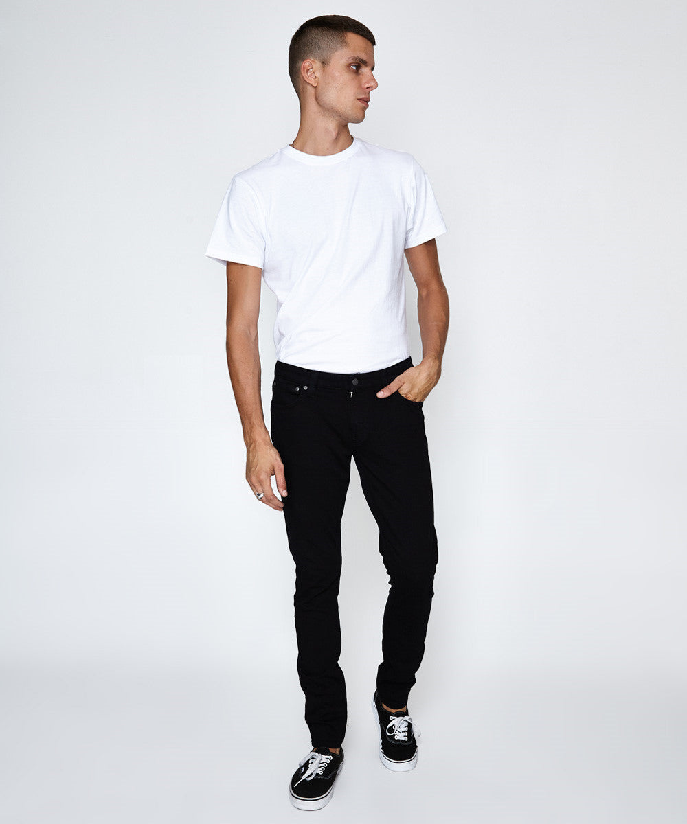 Skinny Denim Jeans Organic BLACK BLACK