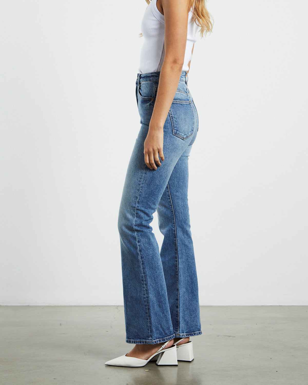 Debbie Bootcut Jeans Atmosphere Blue BLUE