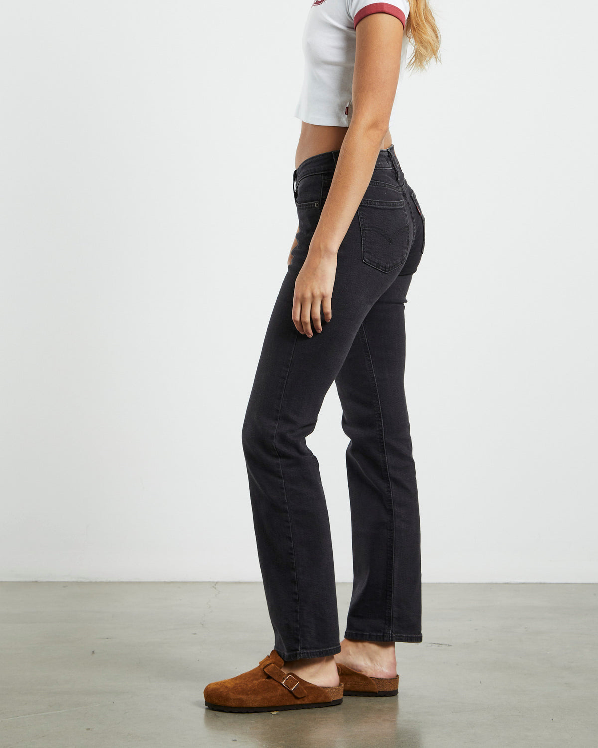 Super Low Boot Jeans First Or Last Black BLACK