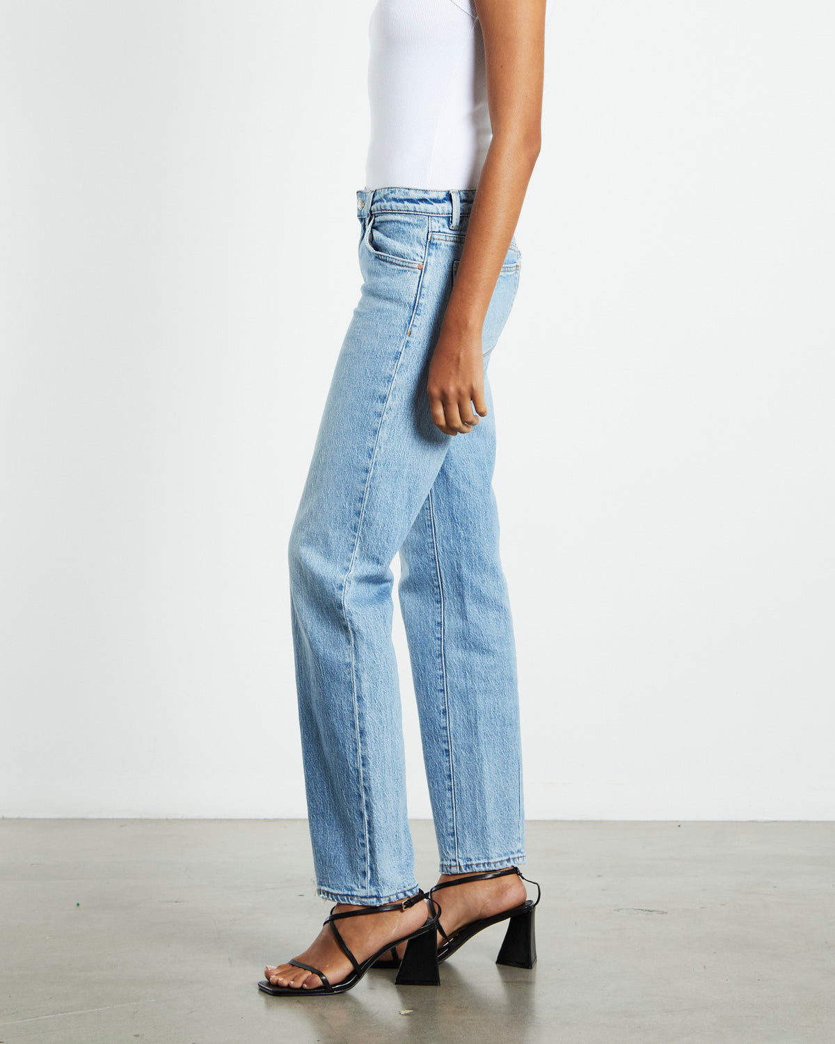 Mia Low Rise Straight Denim Jeans Jemima DENIM