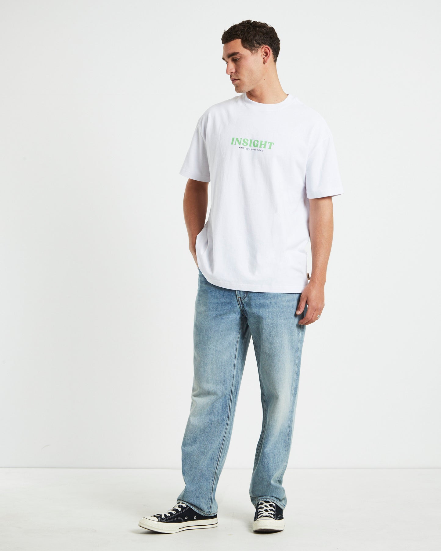 Atom Short Sleeve T-Shirt in White