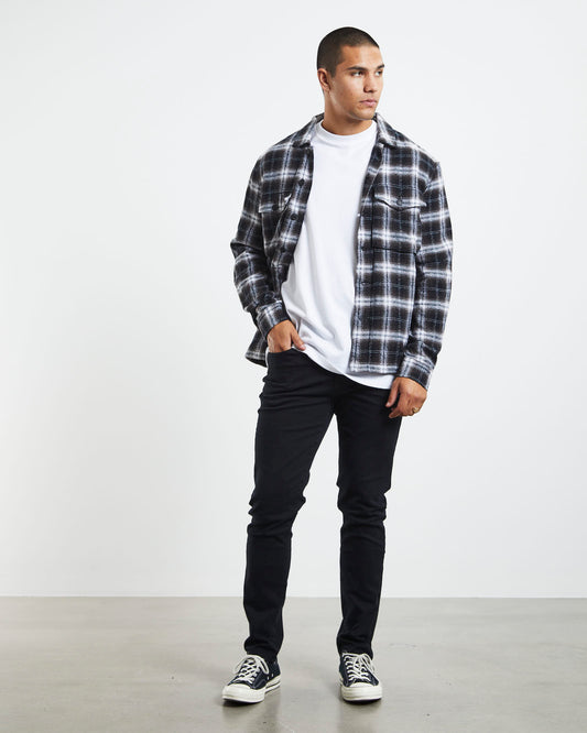 Ray Tapered Slim Denim Jeans NORTHER BLACK
