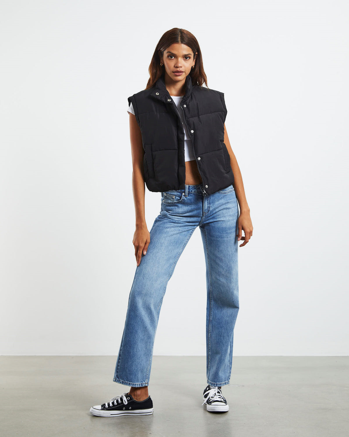 Marley Low Rise Straight Leg Jeans 90's Blue BLUE