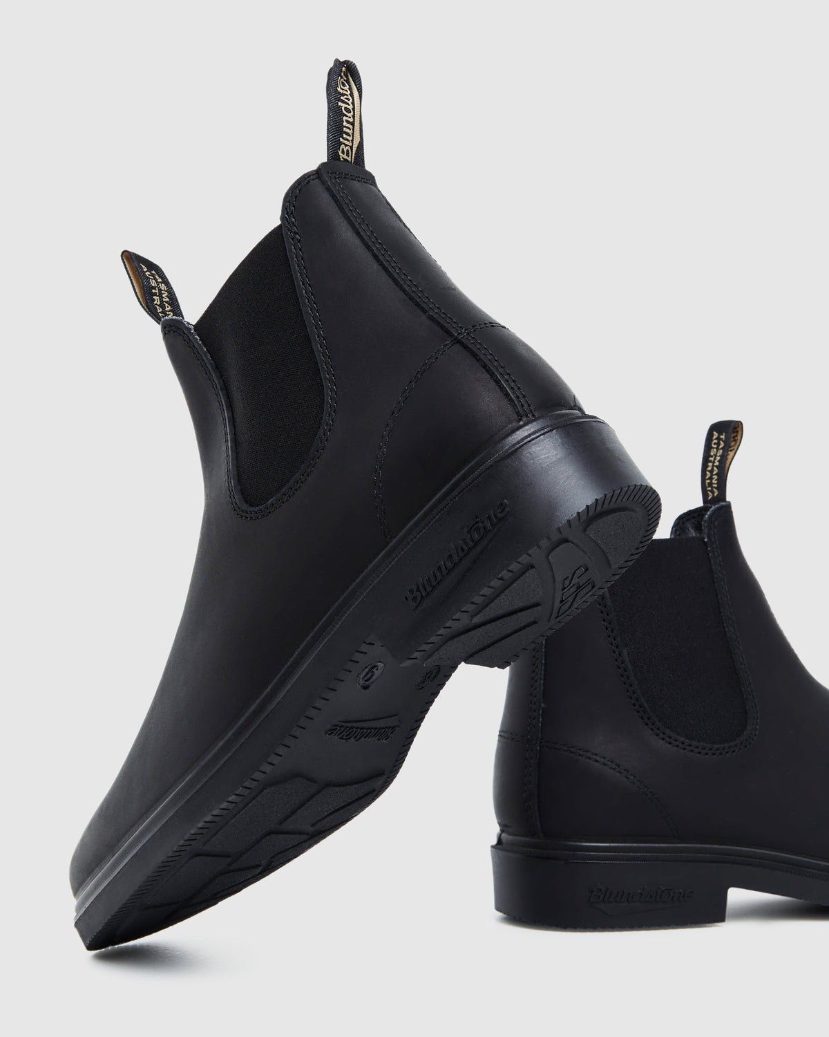 063 Leather Dress Boots Black BLACK