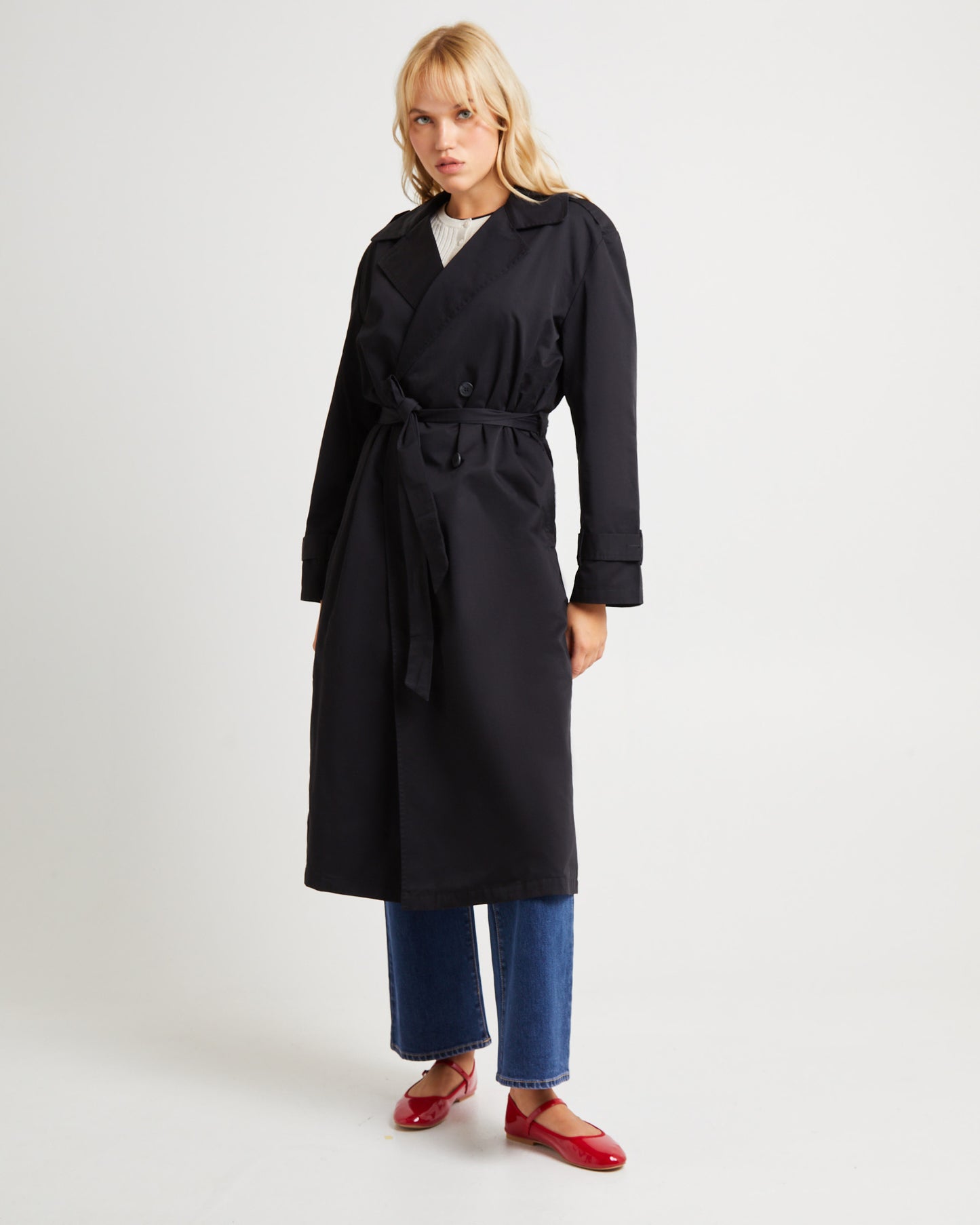 Tamika Trench Coat Black