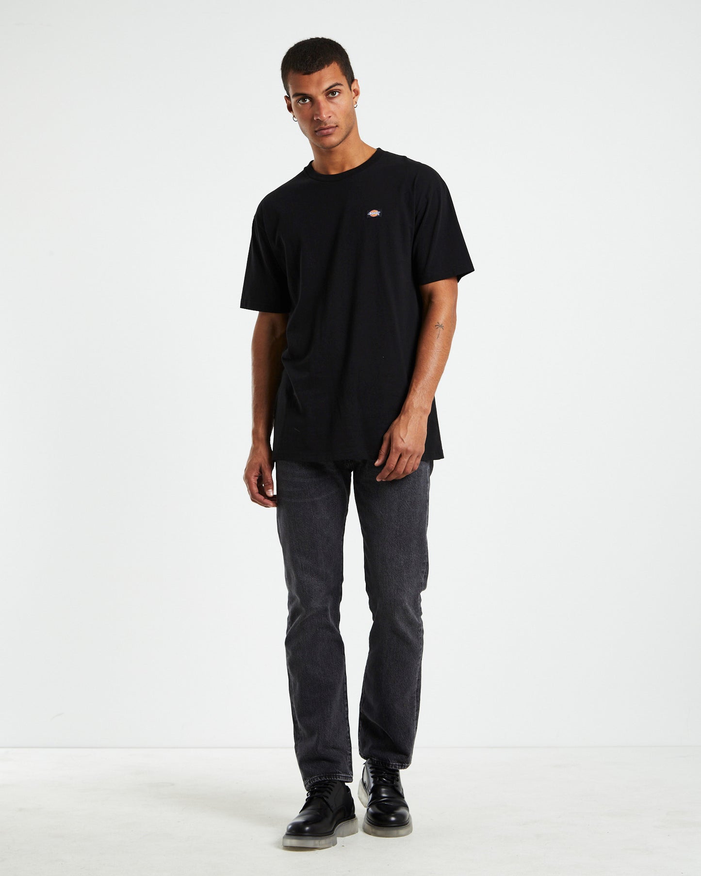 Classic Label Short Sleeve T-Shirt Washed Black