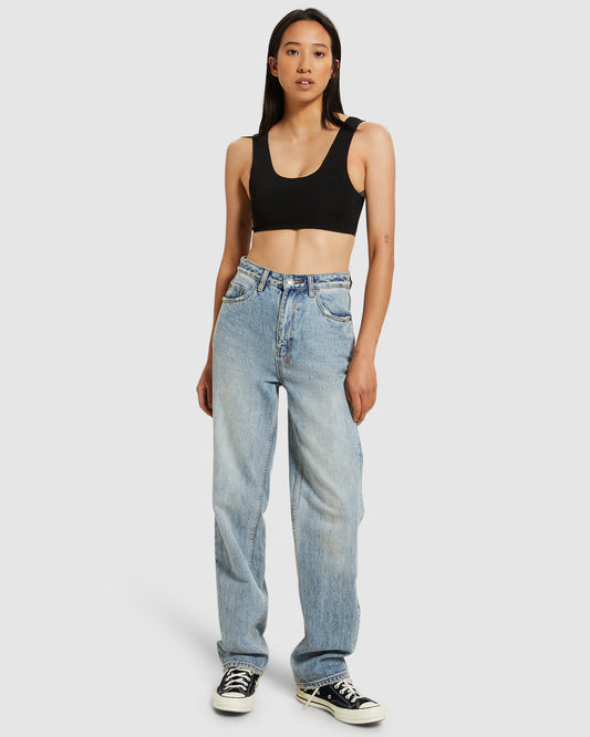 Bodkon Crop Tank Top Black BLACK