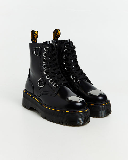 Jadon Alt 8 Eye Boots Black Buttero BLACK