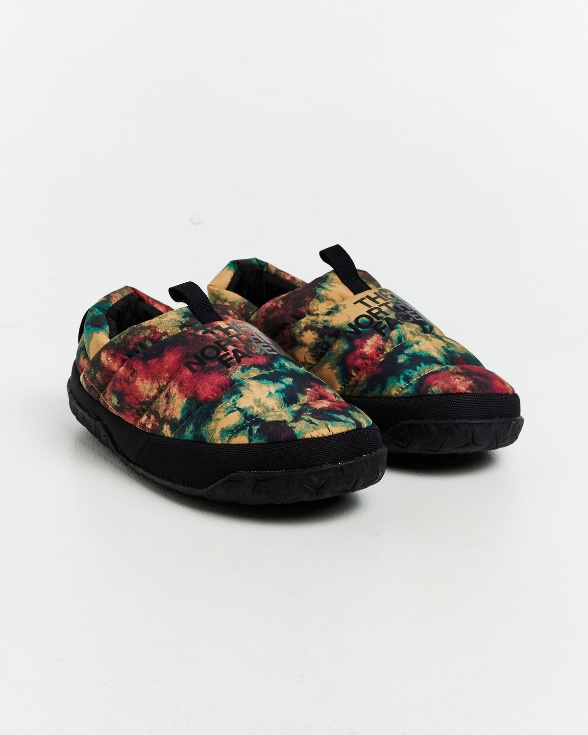 Nuptse Mules Tan/Icedye/Black Multi