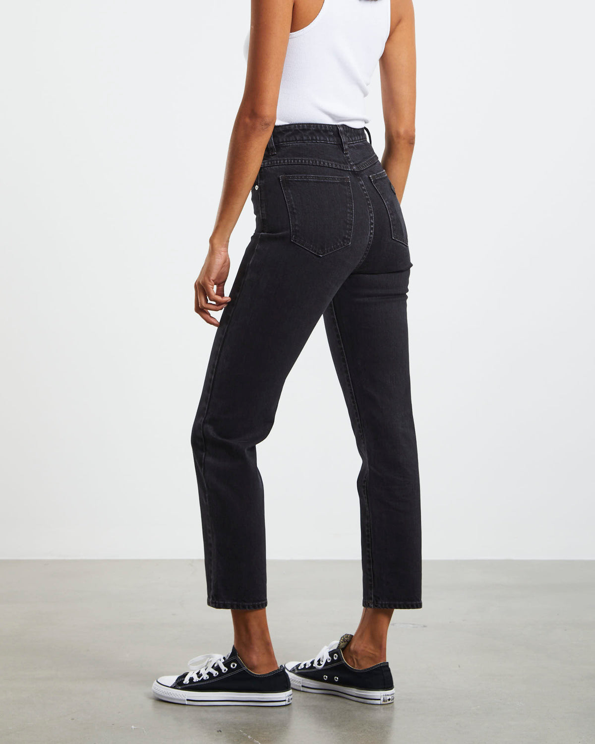 94 High Slim Jeans Black Box BLACK