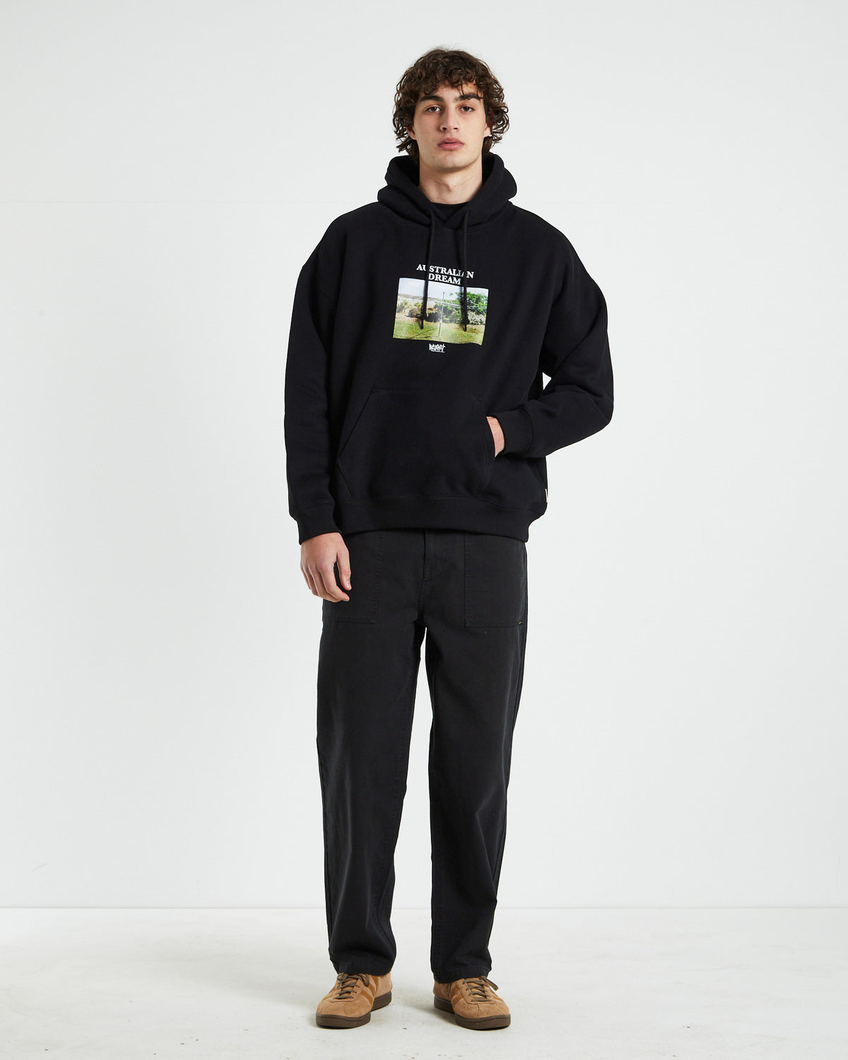 Australian Dream Hoodie in Black BLACK