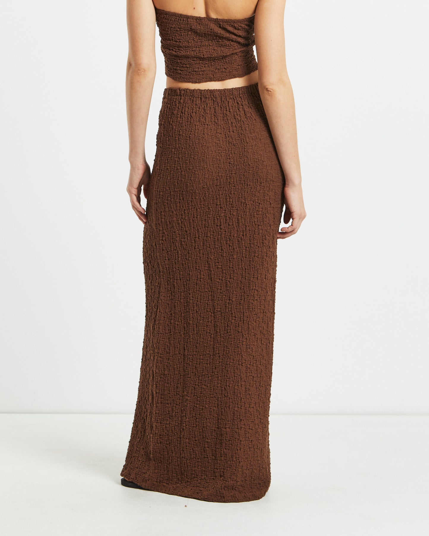 Skyla Textured Maxi Skirt