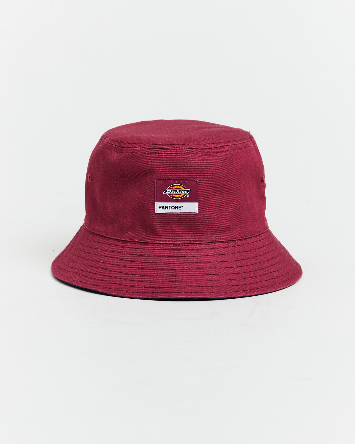 Reversible Bucket Hat in Dark Denim and Malaga BLUE
