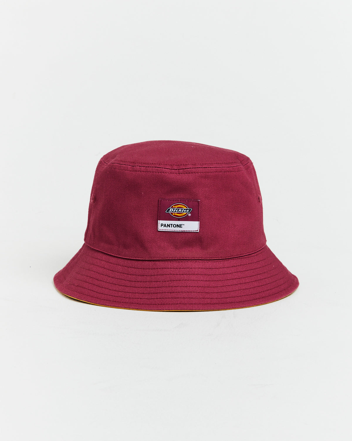 Reversible Bucket Hat in Malaga and Cornsilk Yellow PINK