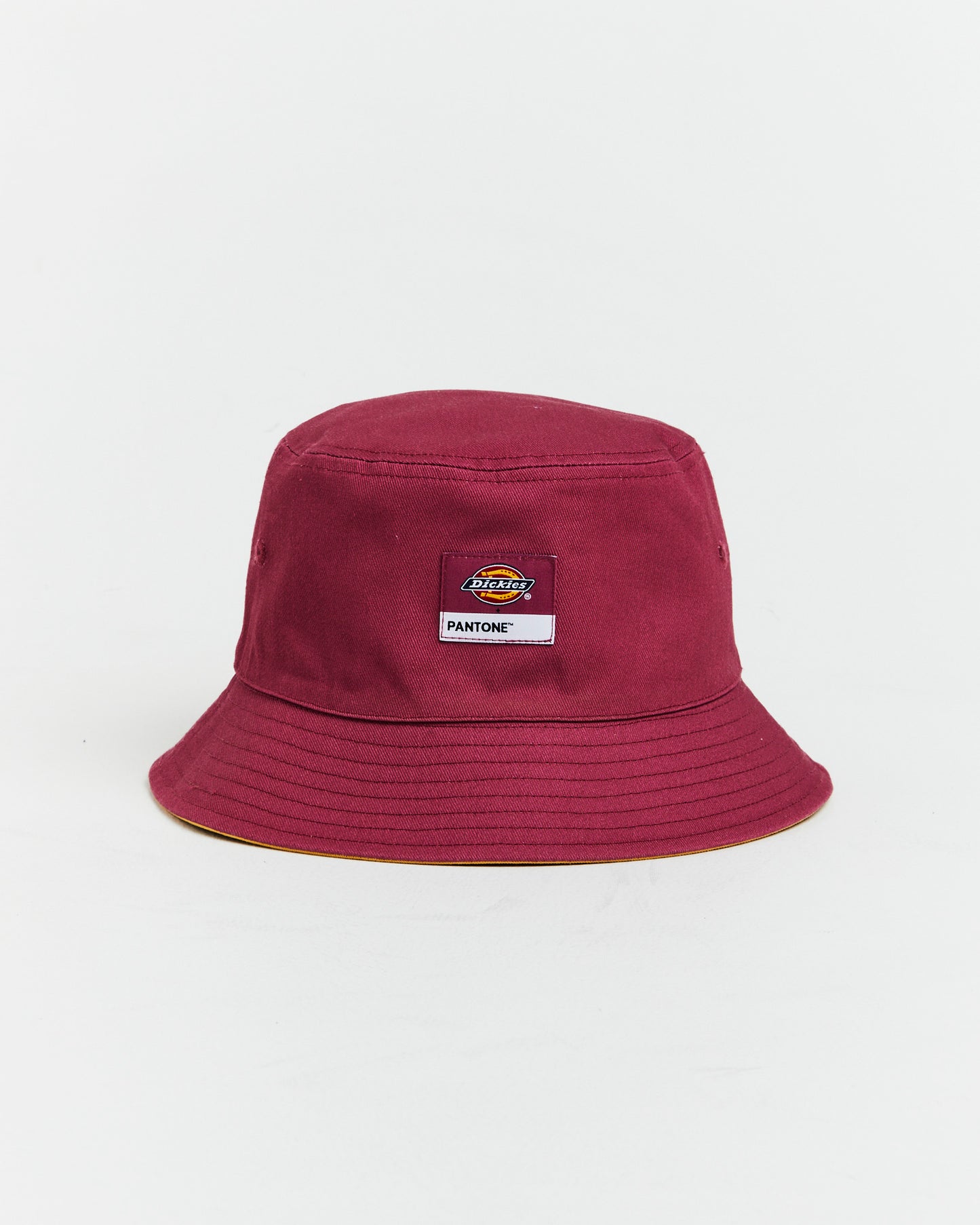 Reversible Bucket Hat in Malaga and Cornsilk Yellow