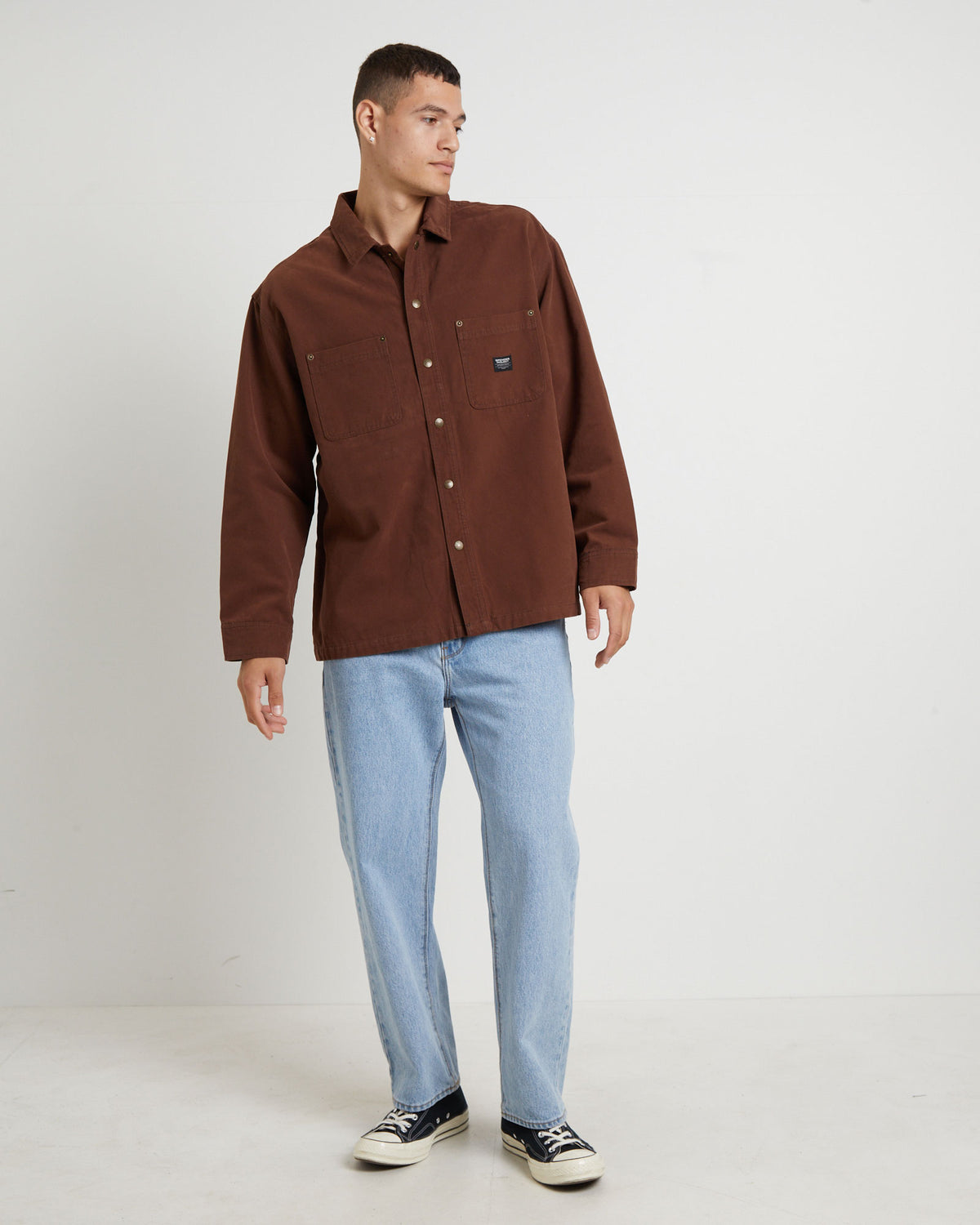 Newcastle Shacket in Brown BROWN