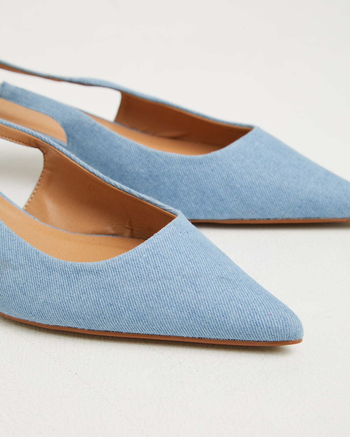 Felina Kitten Heels in Blue Denim BLUE DENIM