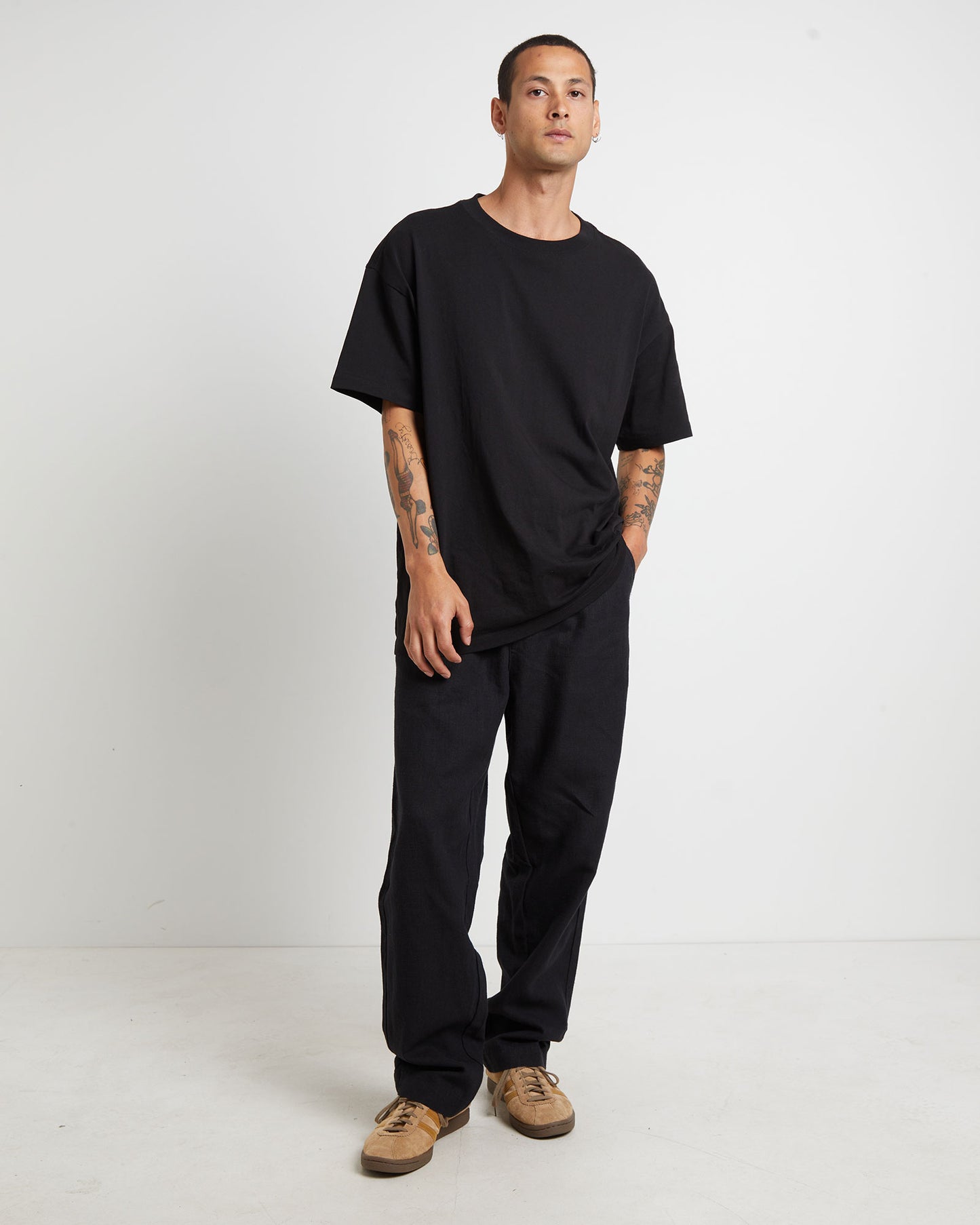 Harrow Pleat Linen Pants