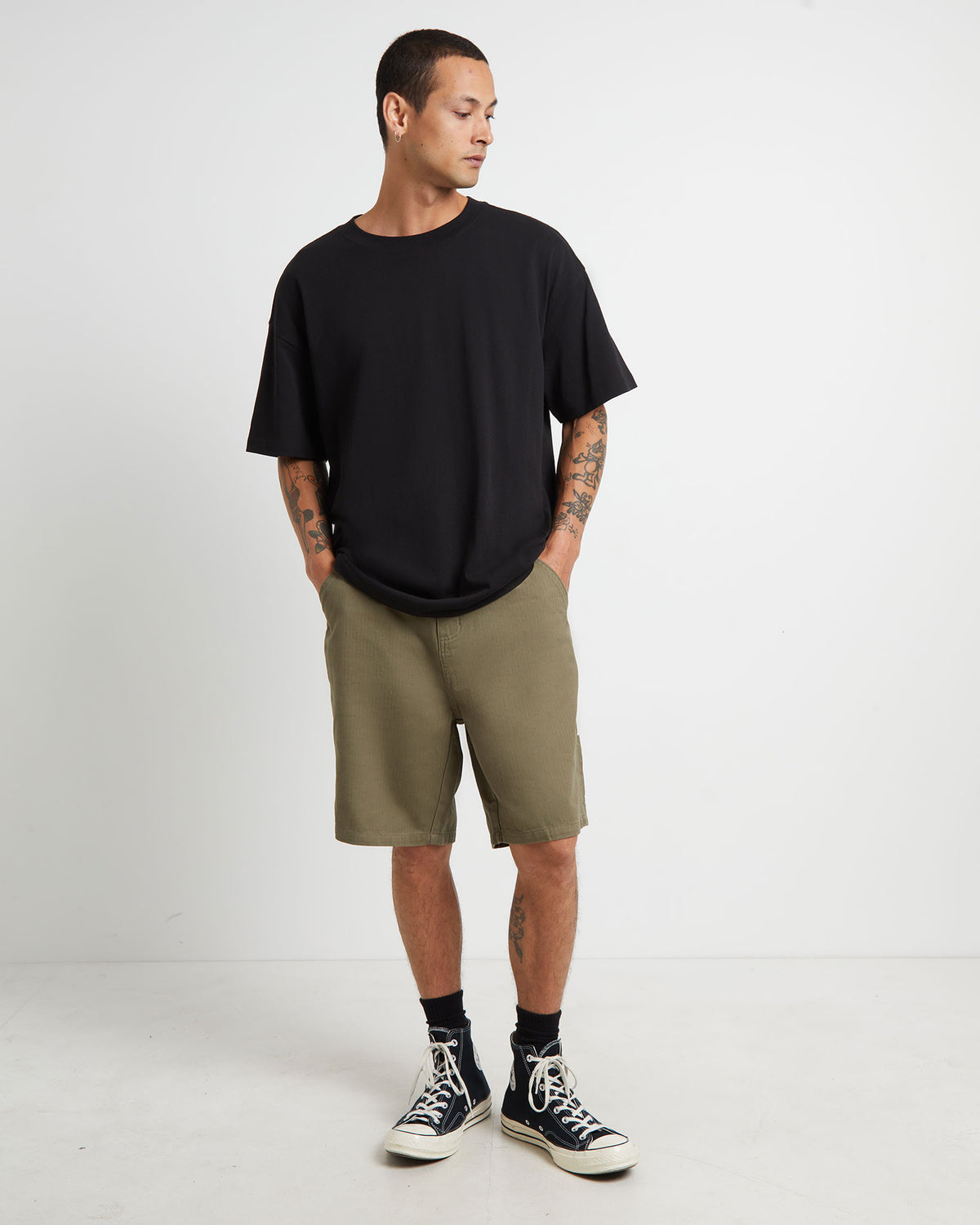 Distent Walkshorts in Cadet Green GREEN