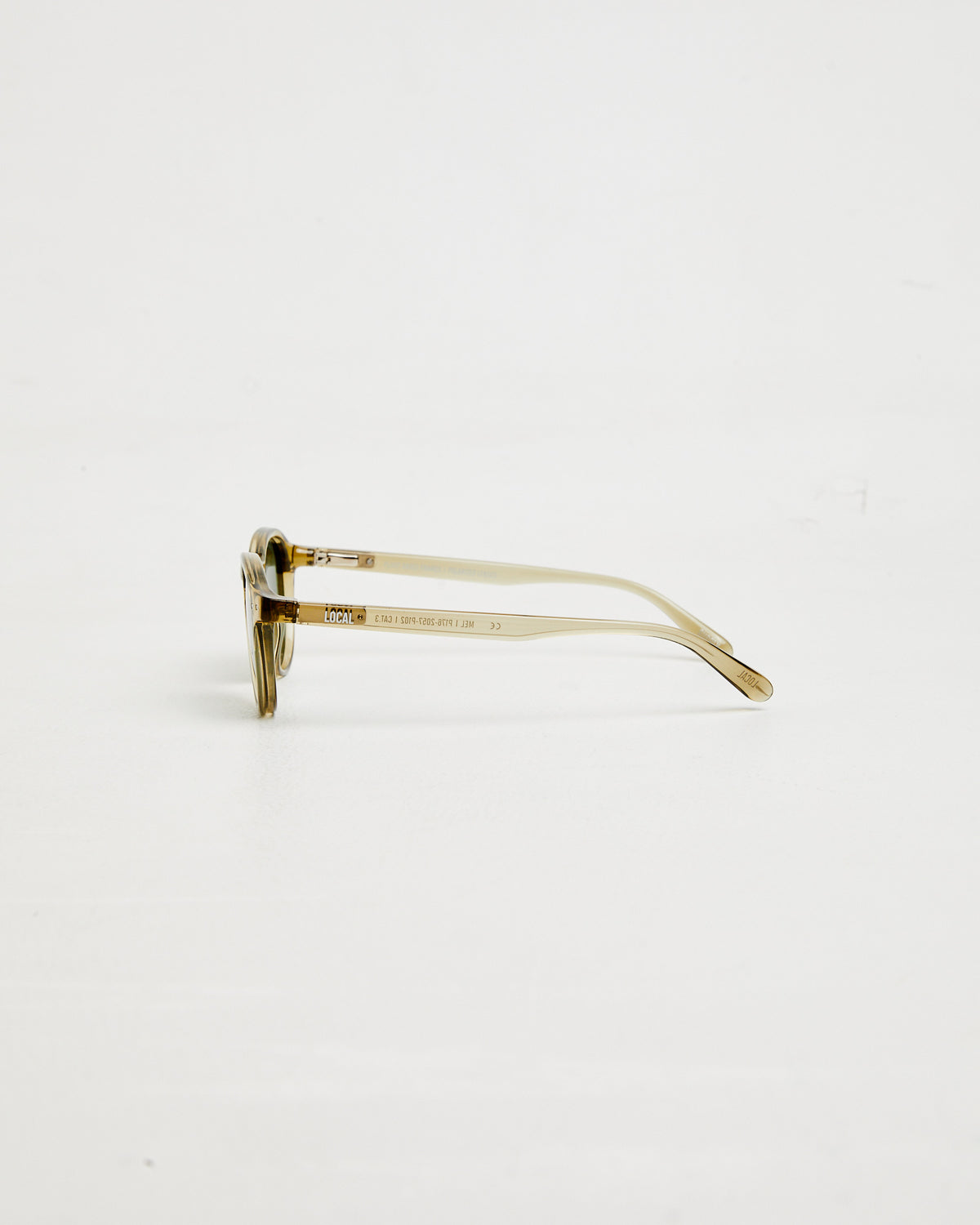 Mel Polished Sunglasses in Ochre Dark Green OCHRE