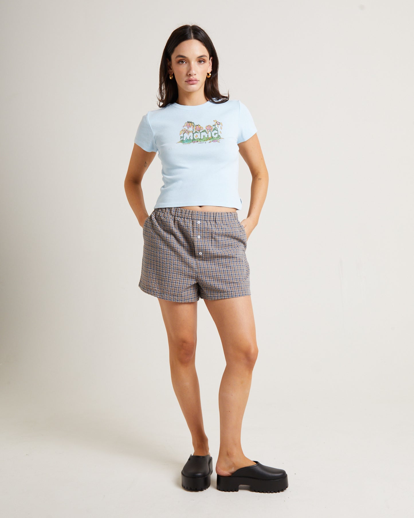 Growth Mini Tee in Baby Blue