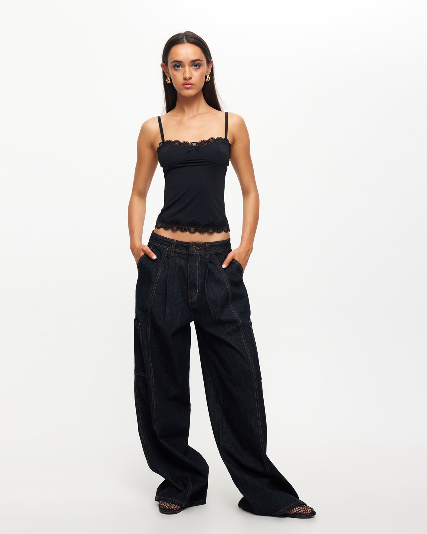 Top Model Cami in Black