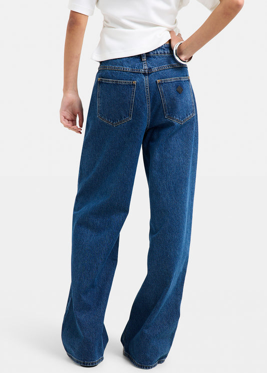 95 Mid Baggy Denim Jeans Bella MID BLUE