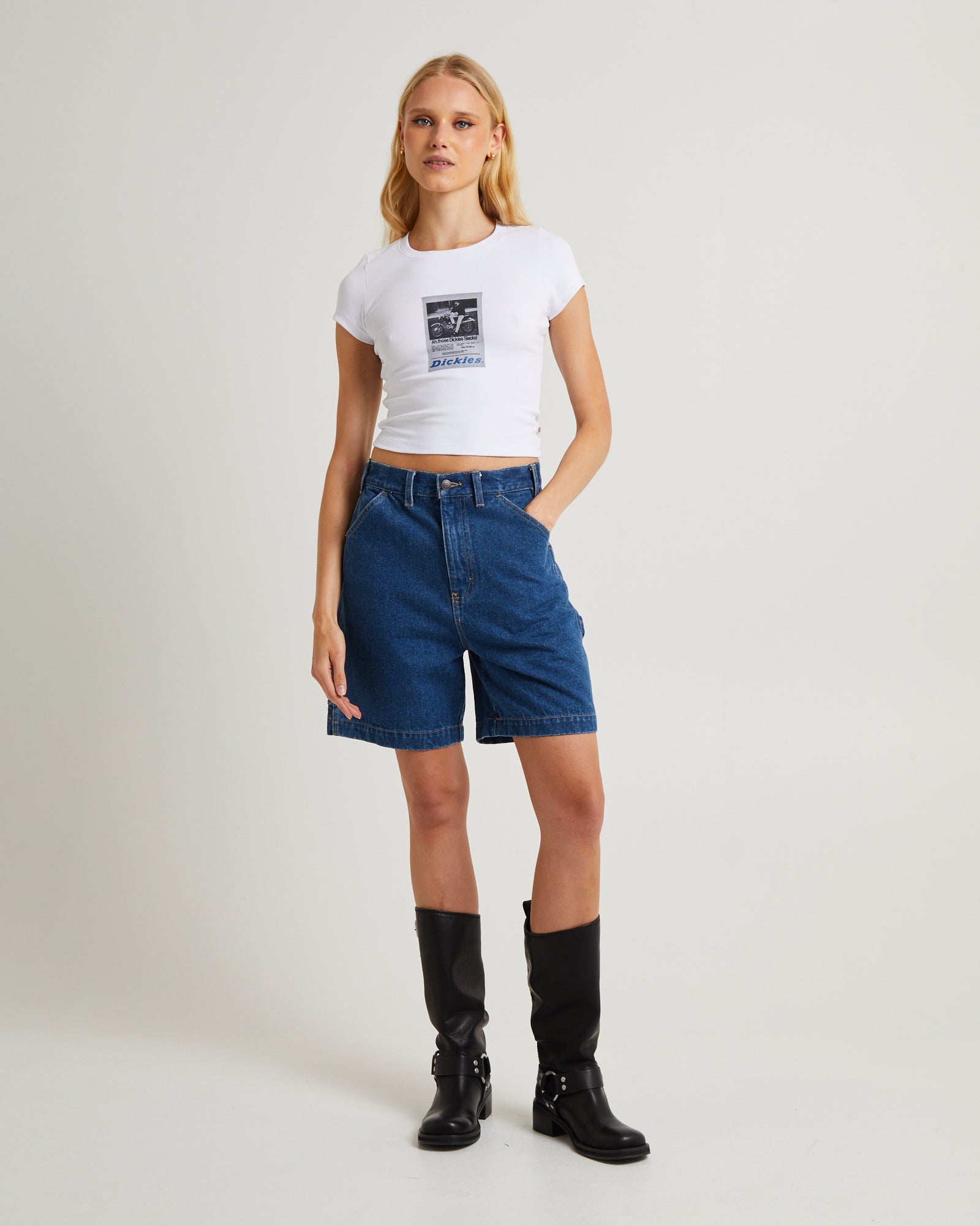 1997 A Line Denim Carpenter Short – General Pants - Main Image