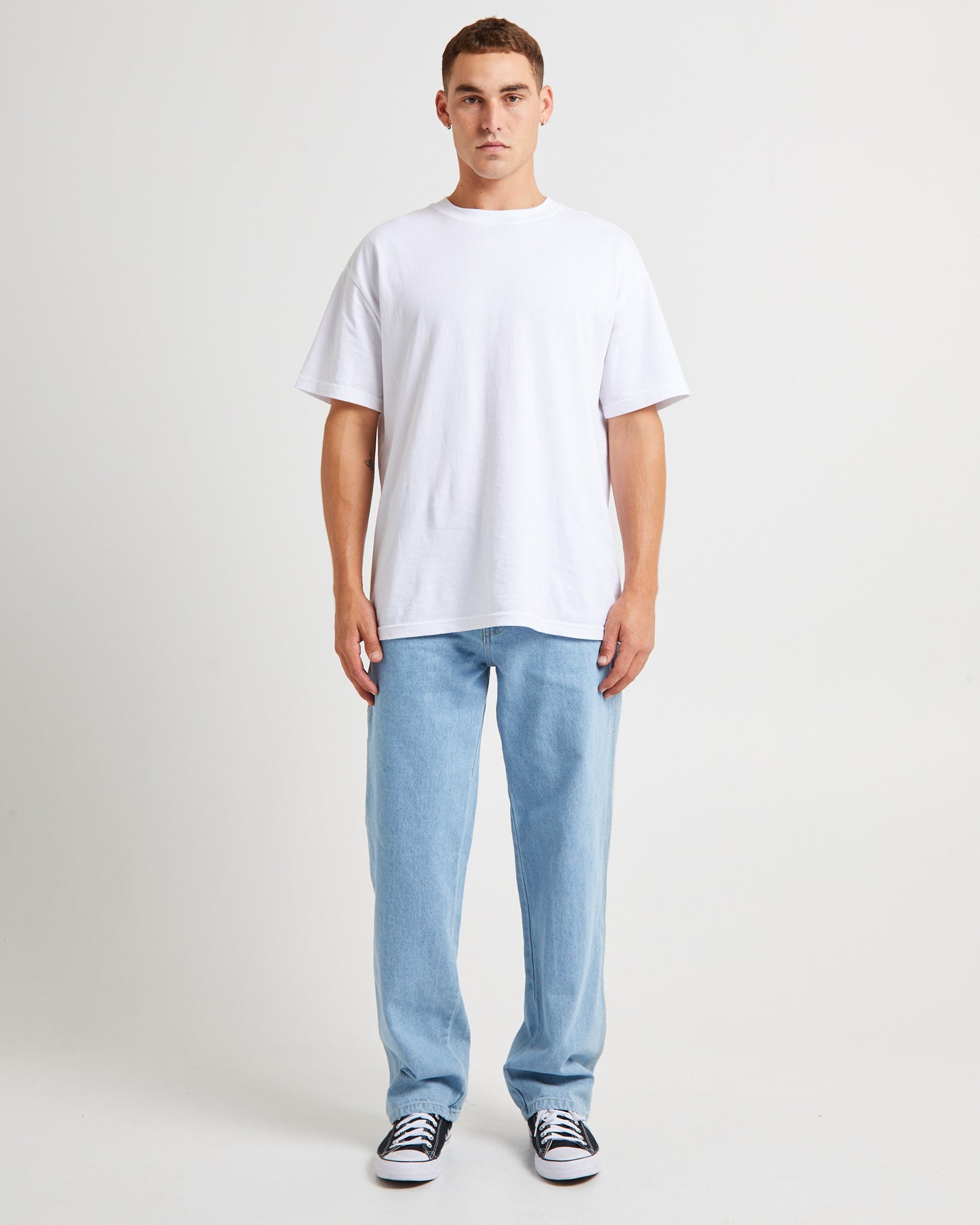 Relaxed Fit Carpenter Denim Jeans Light
