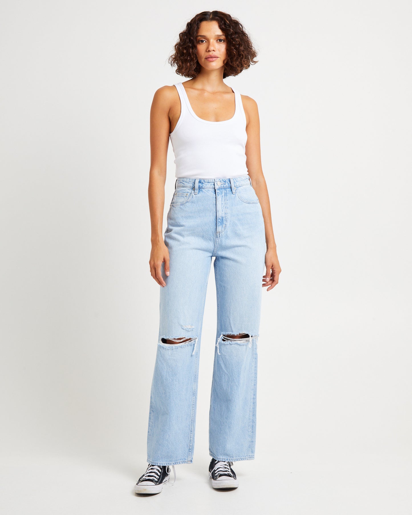 High Baggy Denim Jeans