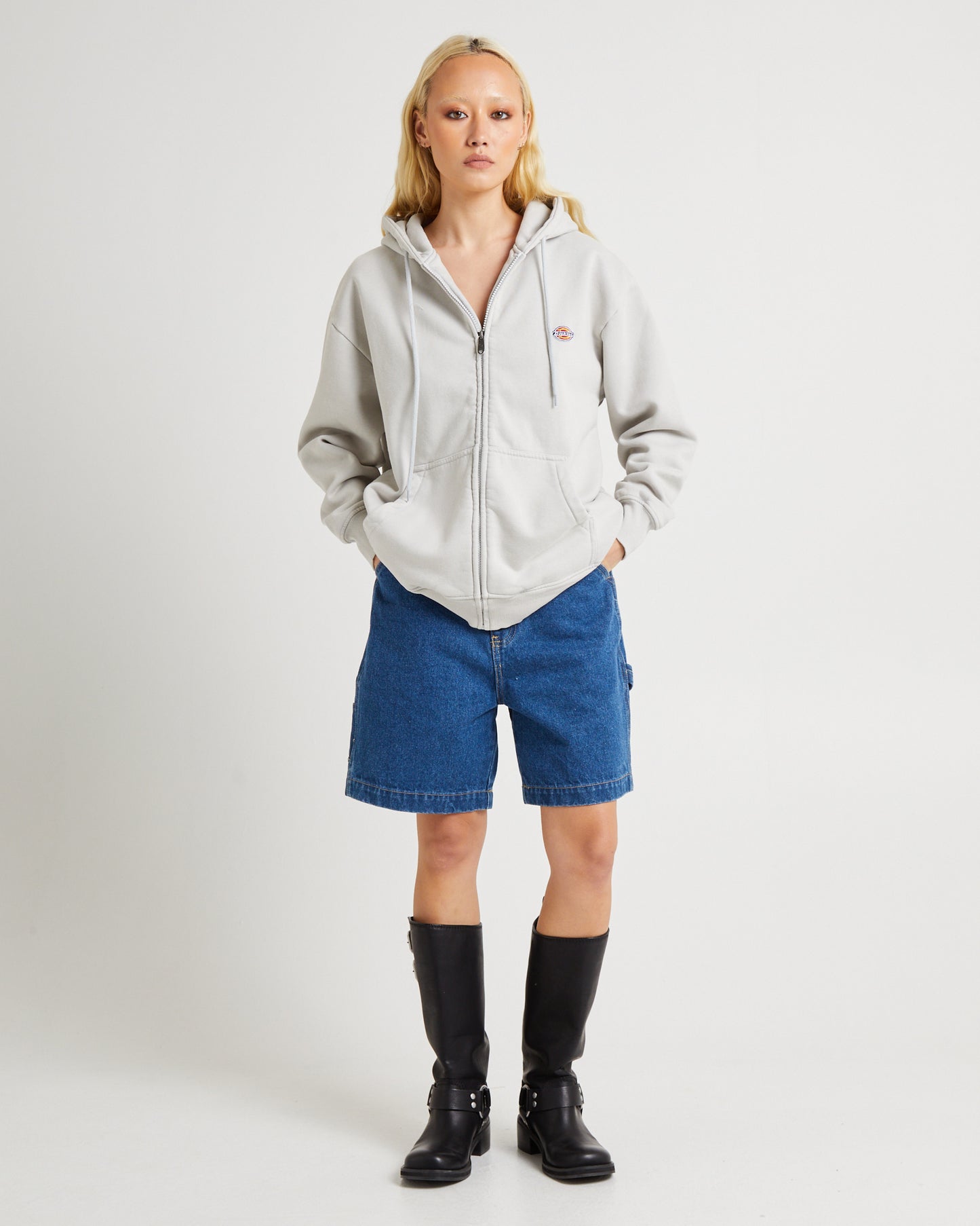 Rockwood Zip Hoodie Light Grey