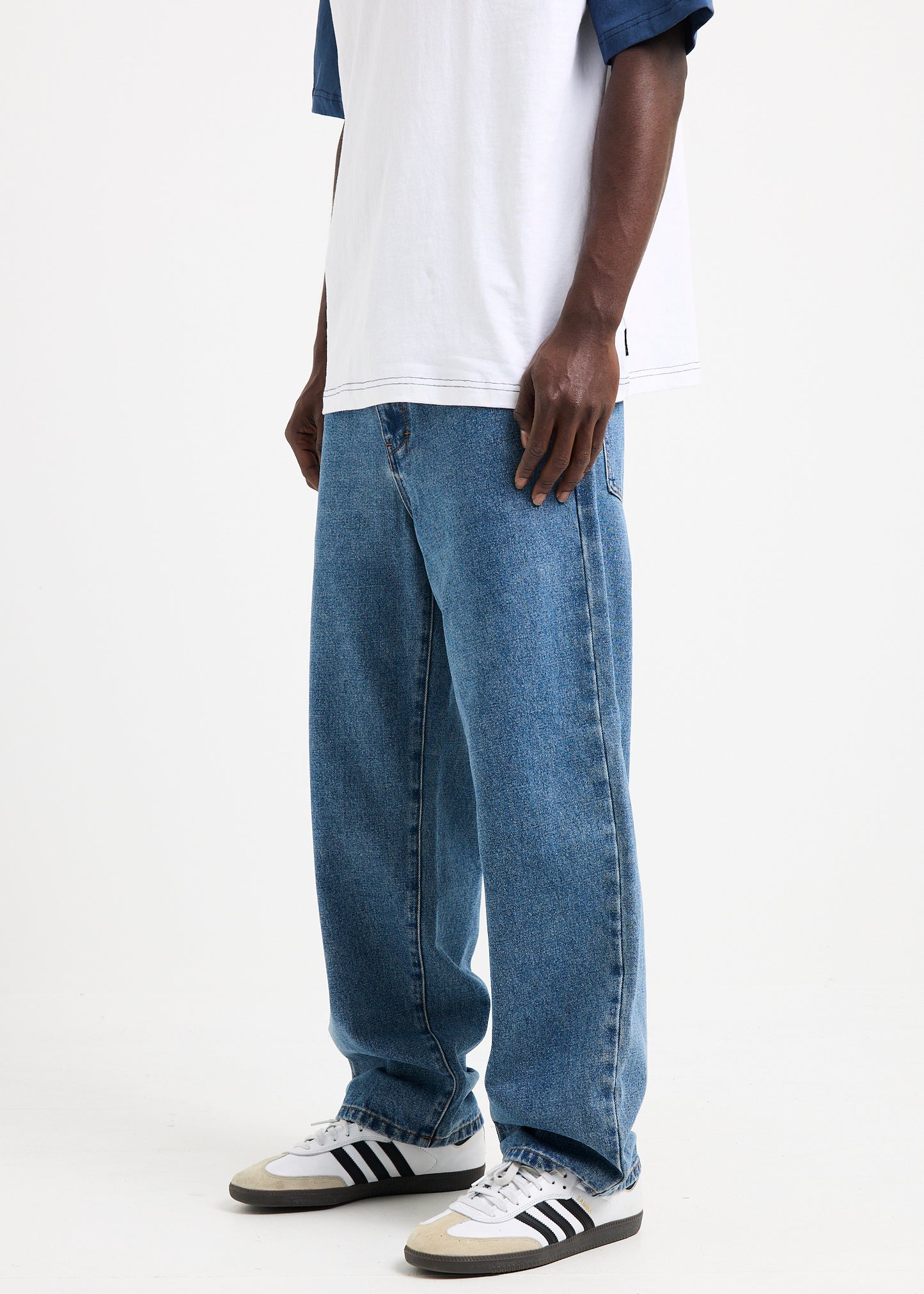 Knocker Wide Leg Denim Jeans